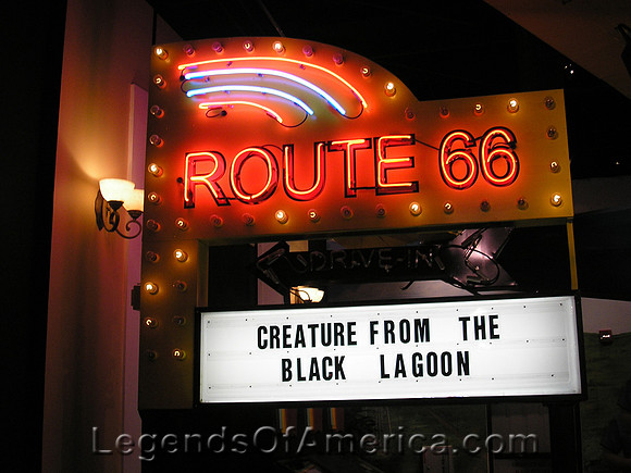 Elk City, OK - Route 66 Museum Movie Marquee