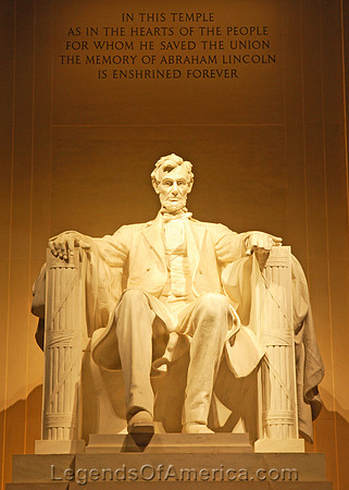 Washington, D.C. - Lincoln Memorial Statue - 3