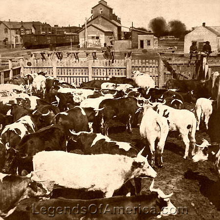 Abilene, KS - Stockyards, 1886