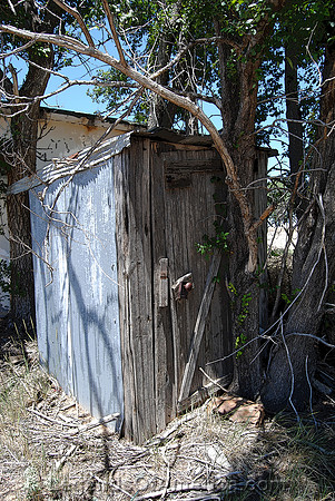 Wheeless, OK - Outhouse - posterized