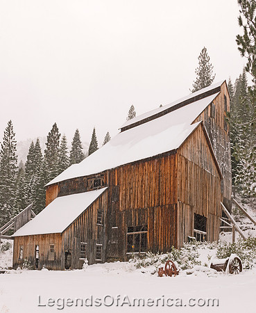 Plumas-Eureka State Park, CA - Mining Structures - 3