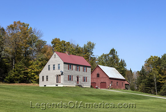 Concord, VT - Saltbox Style House