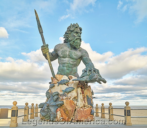 Virginia Beach, VA - Neptune Statue