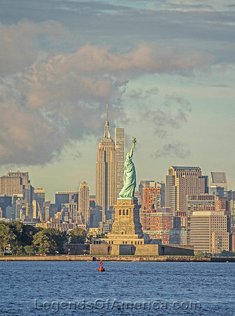New York City, NY - Statue of Liberty Storm