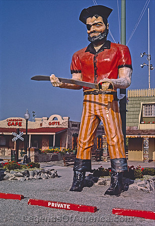 Ocean City, MD - Jolly Roger Statue, 1985