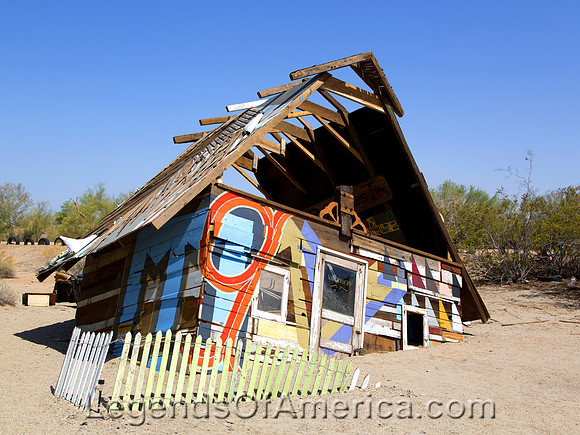 Slab City, CA - Jesus Art Project