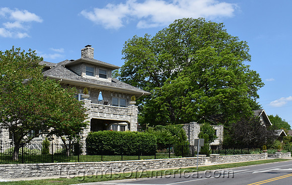 Kansas City, MO - Stone Mansion at 63rd & Brookside