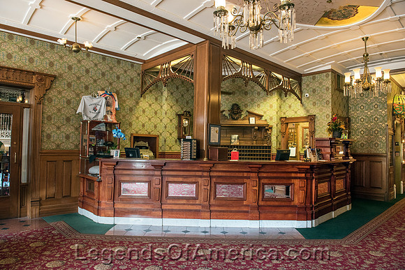 Durango, CO - Strater Hotel Reception Desk
