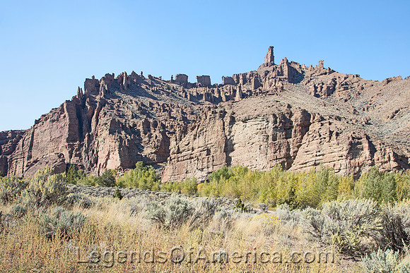 Park County, WY - Absaroka Mountains Holy City Rock Formation