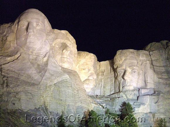 Mount Rushmore, SD - Night