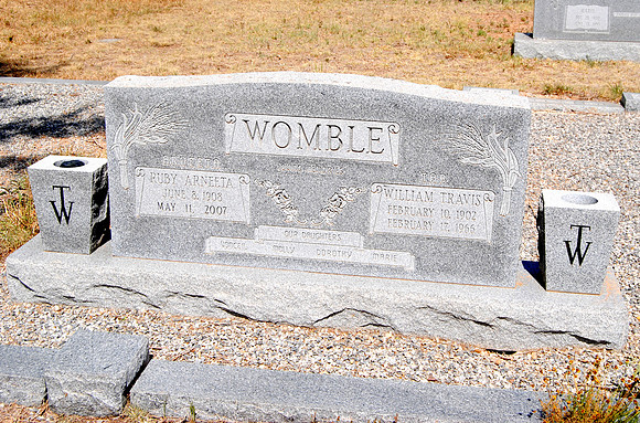 William Travis "Tab" and Ruby Arneeta Womble