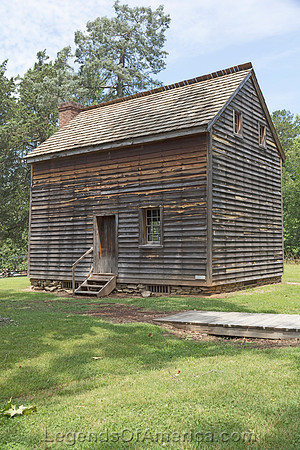 Greensboro, NC - Guilford National Military Park Colonial Village Cabin