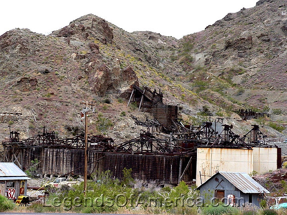 Techatticup, NV - Recreated Mine Buildings