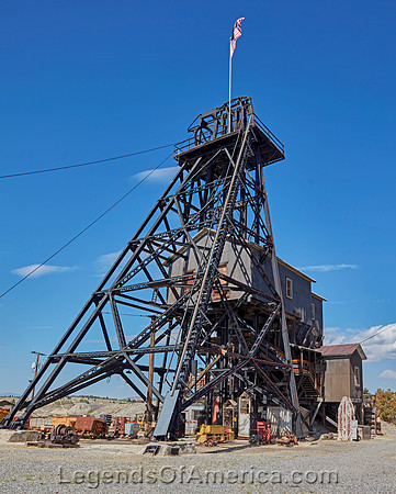 Butte, MT - World Museum of Mining Headframe
