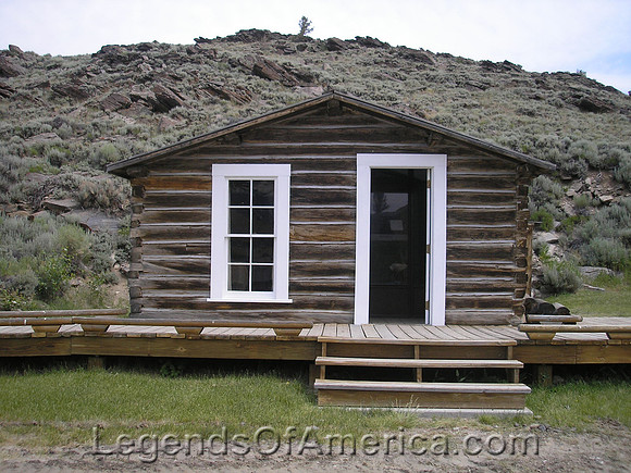 South Pass City, WY - Tibbals Cabin