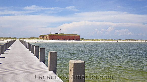Ship Island, MS - Fort Massachusetts View