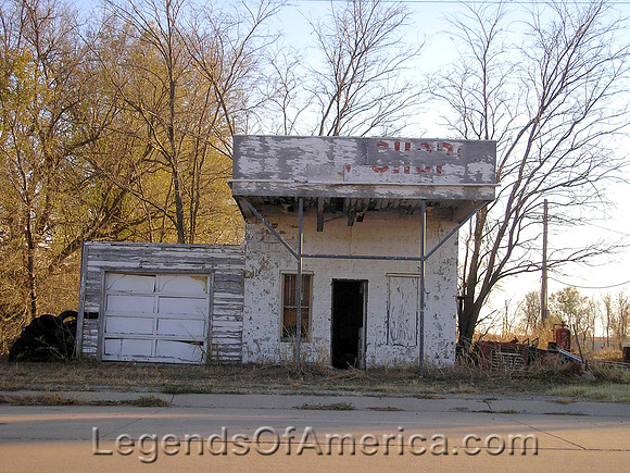 Texola, OK - Old Service Station