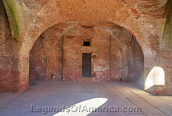 Fernandina Beach, FL - Fort Clinch State Park Interior - 3