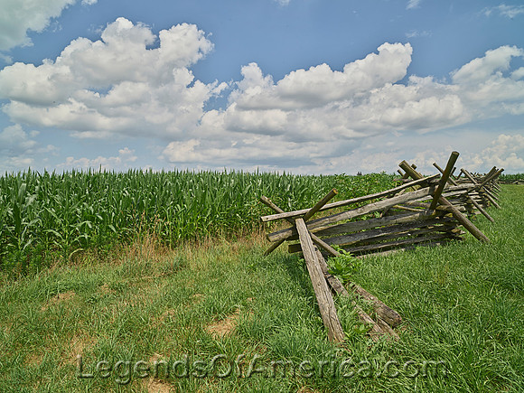 Gettysburg National Military Park, PA - Split Rail Fence