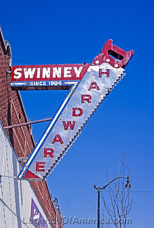 Tulsa, OK - Swinney Hardware Sign