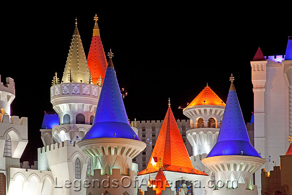 Las Vegas, NV - Excalibur Hotel Turrets