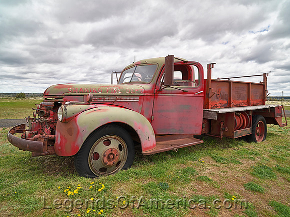 Shaniko, OR - Old Fire Truck