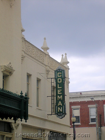 Miami, OK - Coleman Theater Sign