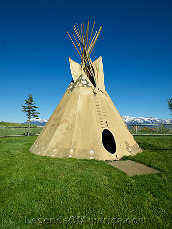 Grand Teton National Park, WY - Spring Creek Resort Ranch Tipi