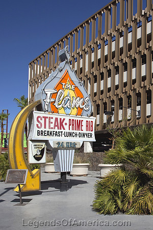 Las Vegas, NV - Neon Boneyard Flame Sign