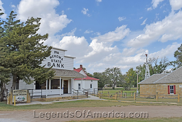 La Crosse, KS - Rush County Historical Museum Bank