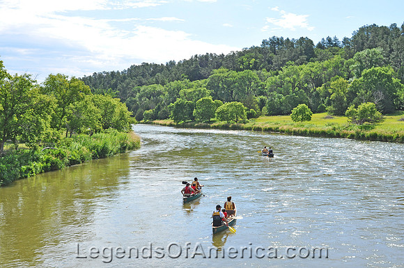 Niobrara National Scenic River, NE - Canoes