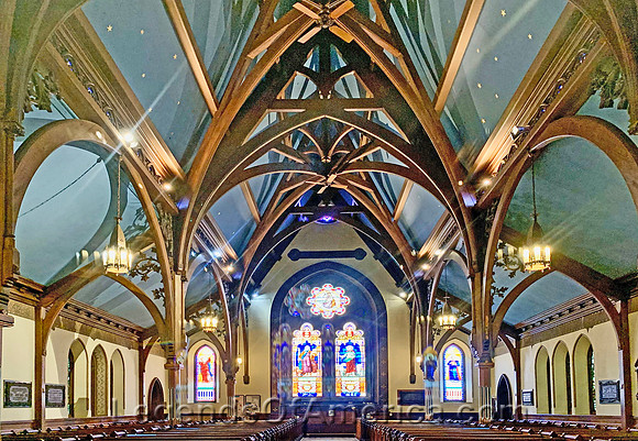 Hartford, CT - Coltsville National Historical Park - Church of the Good Shepherd Interior