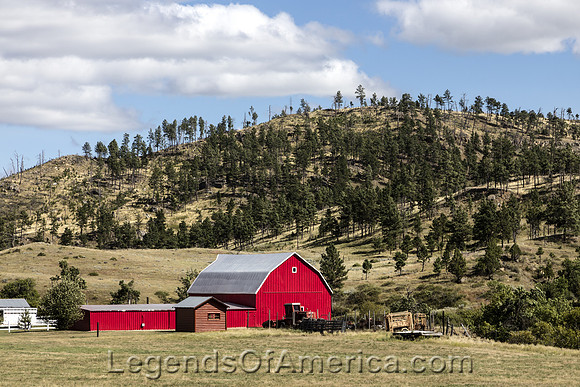 Moorcroft, WY - Red Barn