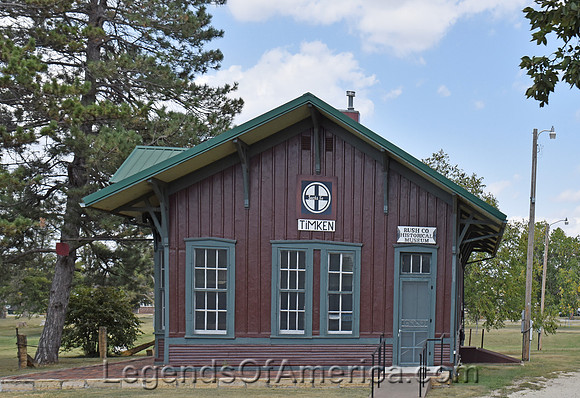La Crosse, KS - Rush County Historical Museum Timkin Depot