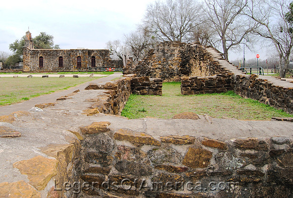 San Antonio, TX - Mission Espada Walls