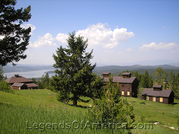 Southern Cross, MT and View of Georgetown Lake