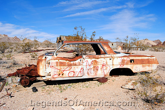 Rhyolite, NV - Junk Car
