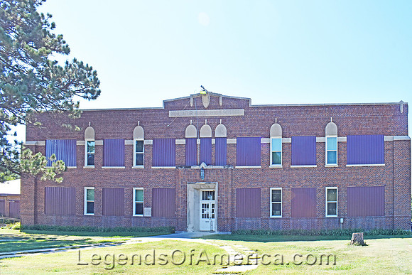 Norcatur, KS - Old Rural High School