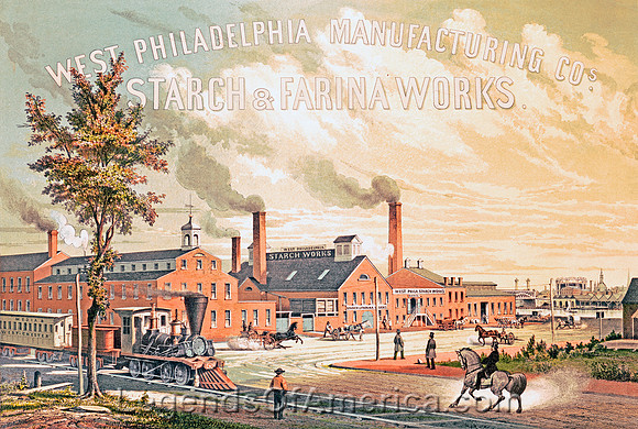 Philadelphia, PA - Starch Works, about 1855
