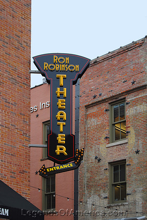 Little Rock, AR - Ron Robinson Theater Sign