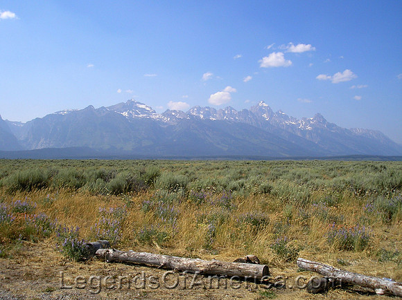Grand Tetons, WY - Sagebrush Prairie & Teton Range