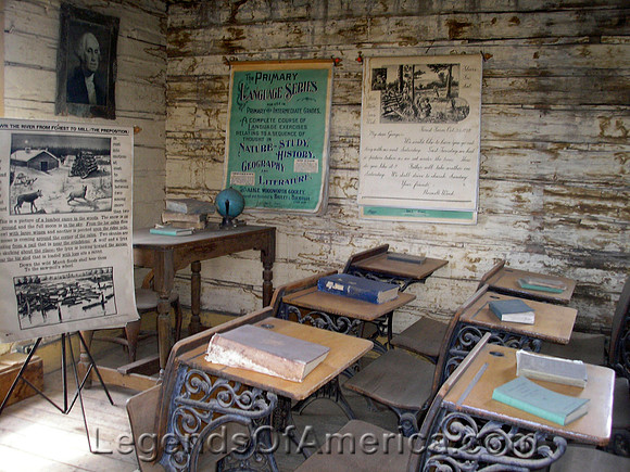 Cody, WY - Old Trail Town - School Interior