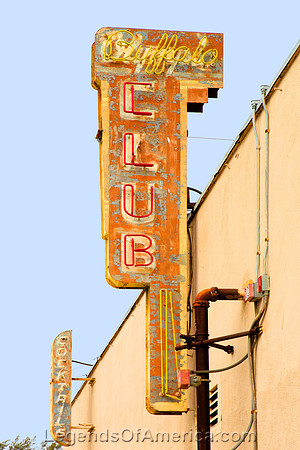 Los Angeles, CA - Buffalo Club Neon Sign