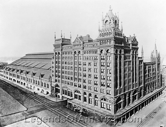 Philadelphia, PA - Pennsylvania Railroad Broad Street Station, 1894