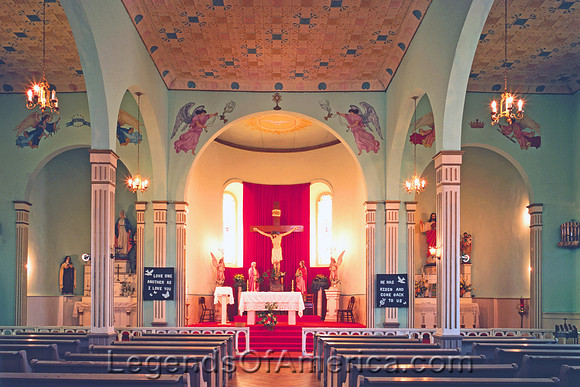 San Elizario, TX - Chapel Interior