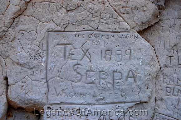 Register Cliff, WY - Inscriptions - 2