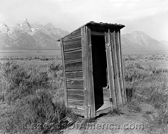 Grand Tetons, WY - Pfeiffer Homestead Outhouse