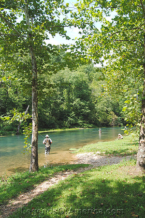 Lebanon, MO - Bennett Spring Fishermen - 2