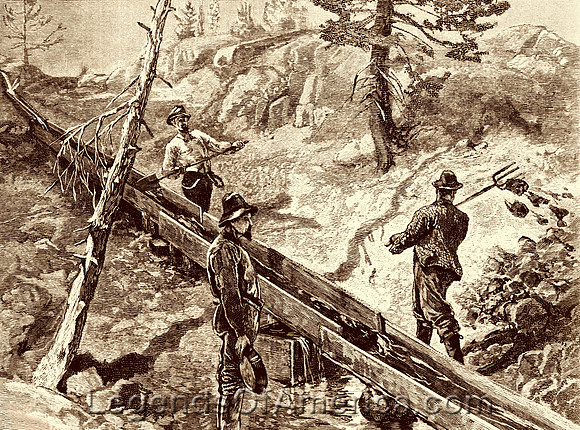 The sluice, Century Illustrated, Henry Sandham, 1883