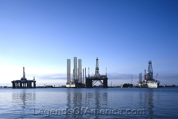 Galveston, TX - Oil Rigs